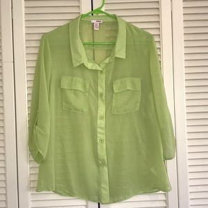 Women’s BONGO Button Up. Size XL